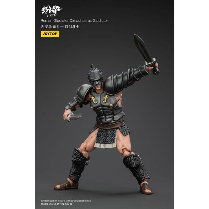 Strife Action Figure 1/18 Roman Gladiator Dimachaerus Gladiator 11 cm