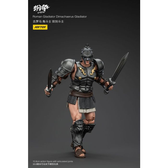 Strife Action Figure 1/18 Roman Gladiator Dimachaerus Gladiator 11 cm
