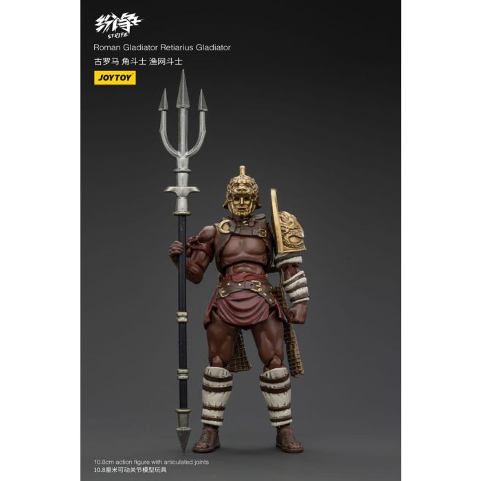 Strife Action Figure 1/18 Roman Gladiator Retiarius Gladiator 11 cm    