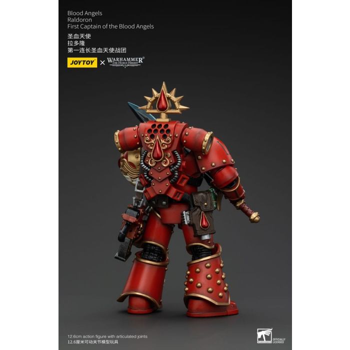 Warhammer The Horus Heresy Action Figure 1/18 Blood Angels Raldoron First Captain of the Blood Angels 13 cm        