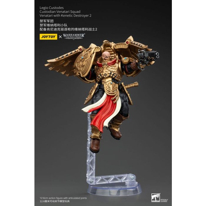 Warhammer The Horus Heresy Action Figure 1/18 Legio Custodes Custodian Venatari Squad Venatari with Kenetic Destroyer 2 13 cm