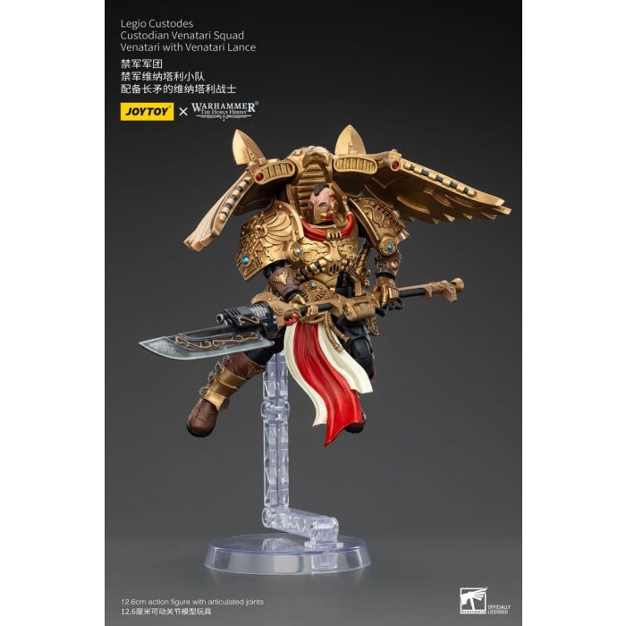 Warhammer The Horus Heresy Action Figure 1/18 Legio Custodes Custodian Venatari Squad Venatari with Venatari Lance 13 cm        