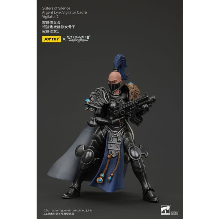 Warhammer The Horus Heresy Actionfigur Sisters of Silence Argent Lynx Vigilator Cadre Vigilator 1 19 cm