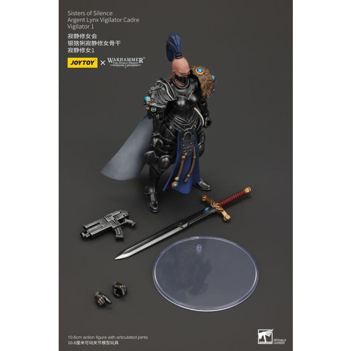 Warhammer The Horus Heresy Actionfigur Sisters of Silence Argent Lynx Vigilator Cadre Vigilator 1 19 cm