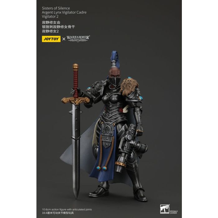 Warhammer The Horus Heresy Actionfigur Sisters of Silence Argent Lynx Vigilator Cadre Vigilator 2 19 cm