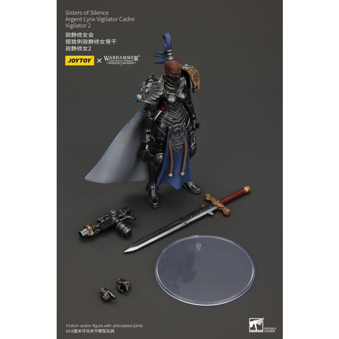 Warhammer The Horus Heresy Actionfigur Sisters of Silence Argent Lynx Vigilator Cadre Vigilator 2 19 cm