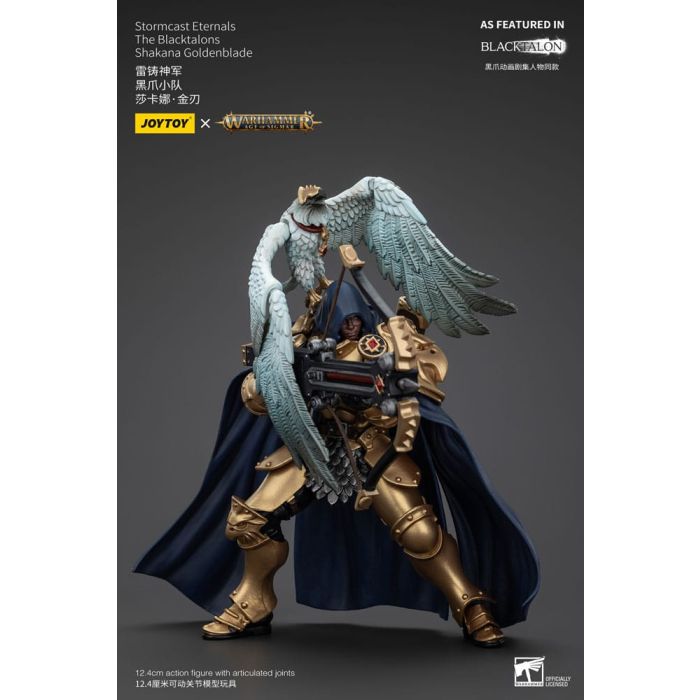 Warhammer Age of Sigmar Actionfigur Stormcast Eternals The Blacktalons Shakana Goldenblade 20 cm