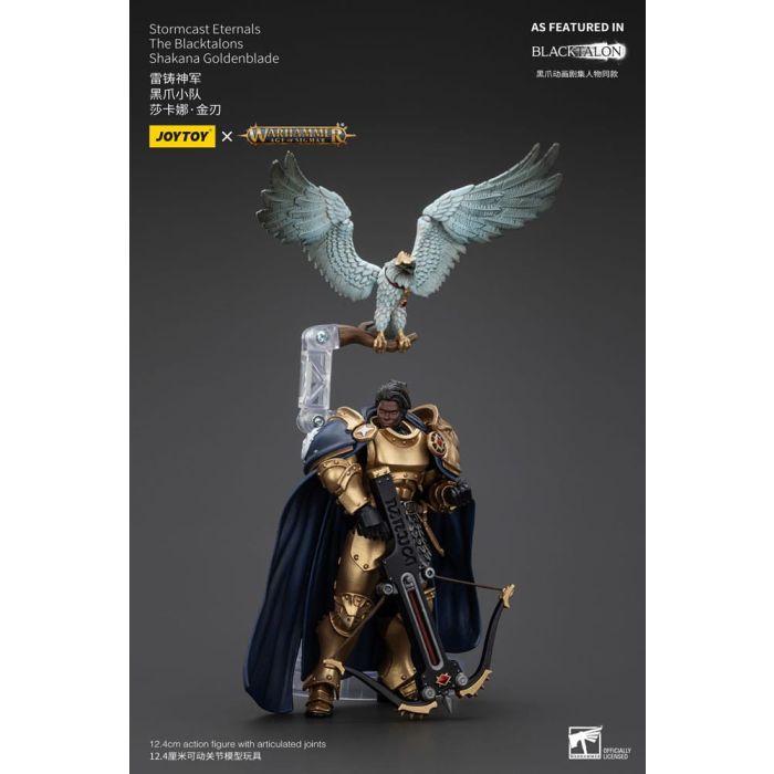 Warhammer Age of Sigmar Actionfigur Stormcast Eternals The Blacktalons Shakana Goldenblade 20 cm