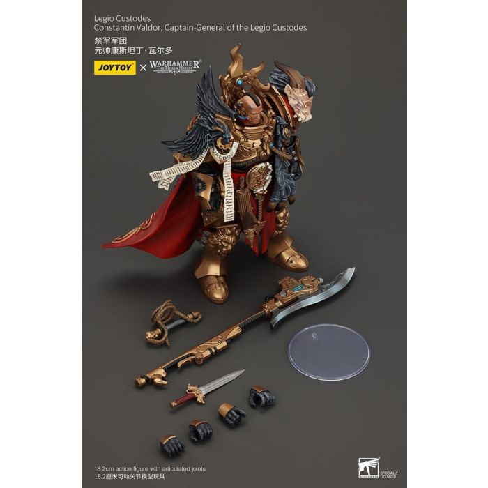 Warhammer The Horus Heresy Actionfigur Legio Custodes Constantin Valdor Captain-General of the Legio Custodes 25 cm
