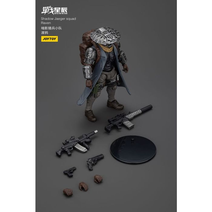 Battle For the Stars Actionfigur Shadow Jaeger Squad Raven 16 cm