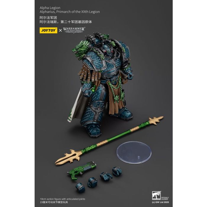 Warhammer The Horus Heresy Action Figure Alpha Legion Alpharius, Primarch of the XXth Legion 25 cm