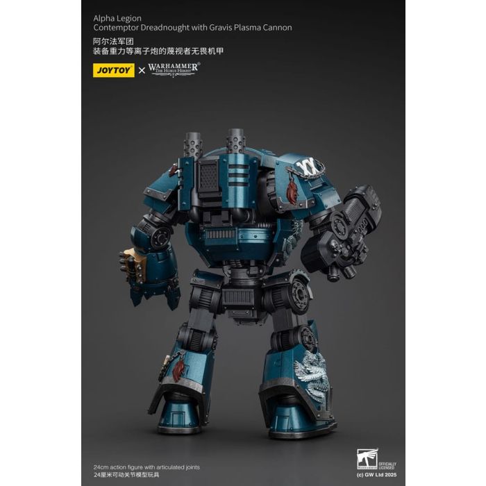 Warhammer The Horus Heresy Action Figure Alpha Legion Contemptor Dreadnought with Gravis Plasma Cannon 25 cm