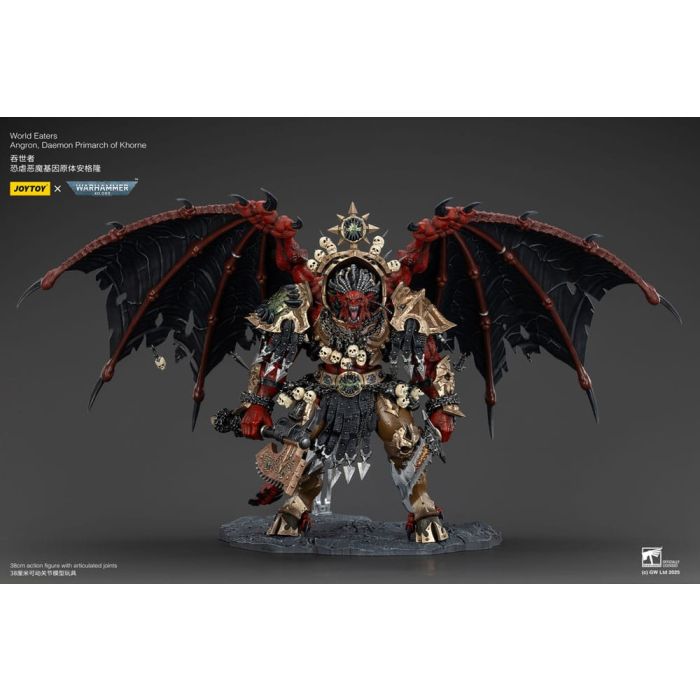 Warhammer 40k Actionfigur World Eaters Angron Daemon Primarch of Khorne 48 cm