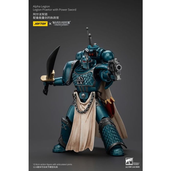 Warhammer The Horus Heresy Action Figure Alpha Legion Praetor with Power Sword 20 cm