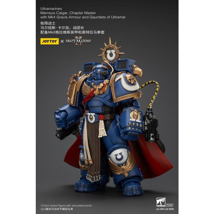 Warhammer 40,000 Action Figure Ultramarines Marneus Calgar, Chapter Master 14 cm