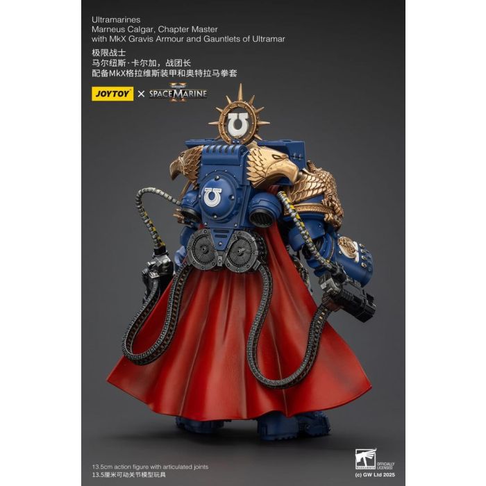 Warhammer 40,000 Action Figure Ultramarines Marneus Calgar, Chapter Master 14 cm