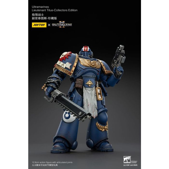 Warhammer 40,000: Space Marine 2 Action Figure Ultramarines Lieutenant Titus Collectors Edition 13 cm