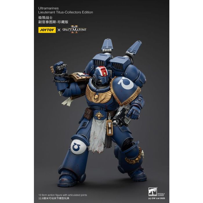 Warhammer 40,000: Space Marine 2 Action Figure Ultramarines Lieutenant Titus Collectors Edition 13 cm