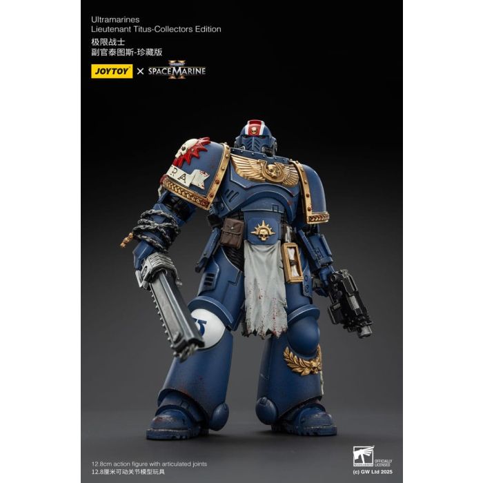 Warhammer 40,000: Space Marine 2 Action Figure Ultramarines Lieutenant Titus Collectors Edition 13 cm
