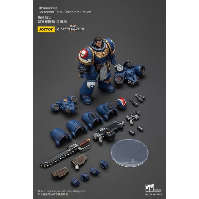 Warhammer 40,000: Space Marine 2 Action Figure Ultramarines Lieutenant Titus Collectors Edition 13 cm
