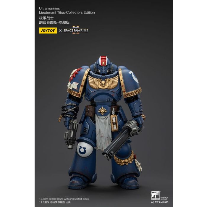 Warhammer 40,000: Space Marine 2 Action Figure Ultramarines Lieutenant Titus Collectors Edition 13 cm