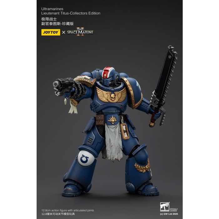 Warhammer 40,000: Space Marine 2 Action Figure Ultramarines Lieutenant Titus Collectors Edition 13 cm