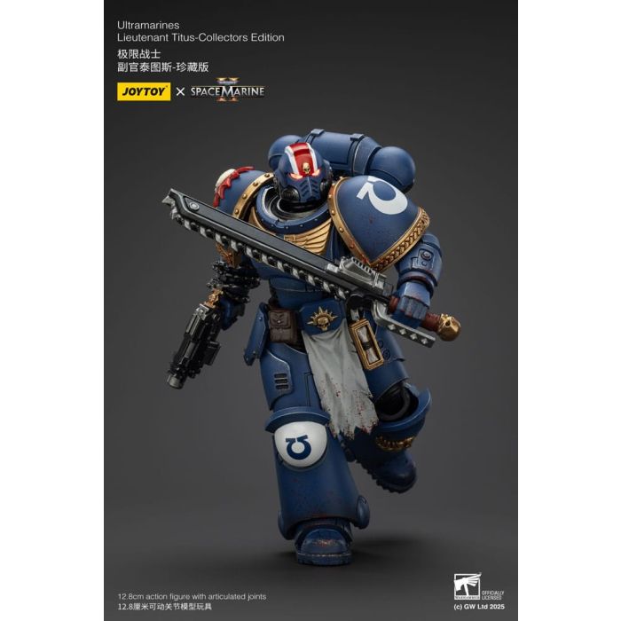 Warhammer 40,000: Space Marine 2 Action Figure Ultramarines Lieutenant Titus Collectors Edition 13 cm