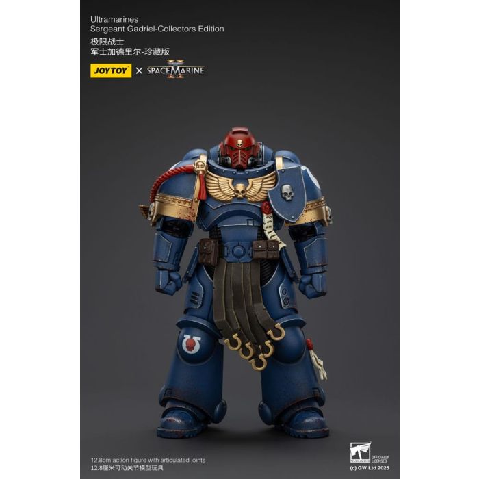 Warhammer 40,000: Space Marine 2 Action Figure Ultramarines Sergeant Gadriel Collectors Edition 13 cm