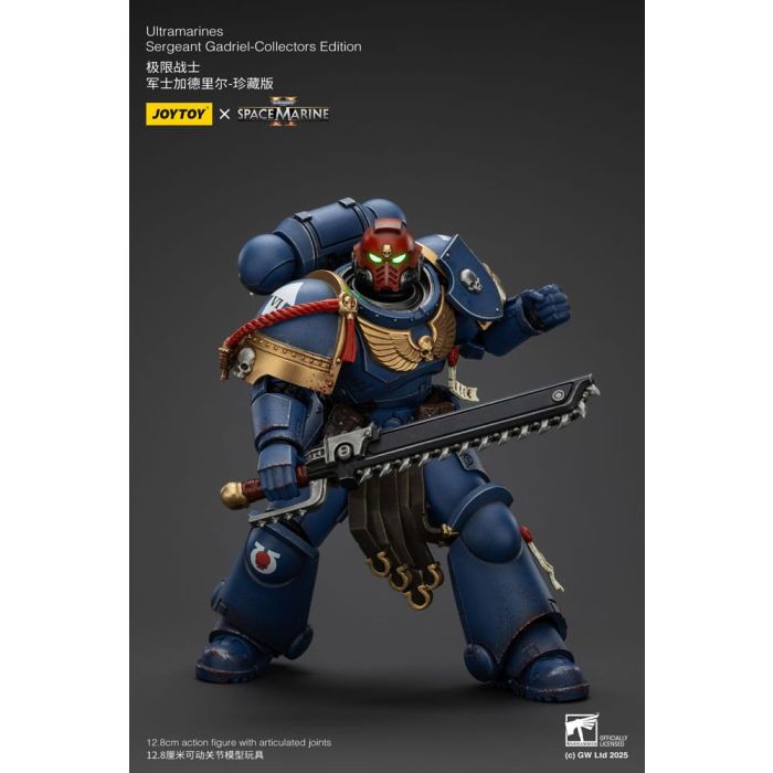 Warhammer 40,000: Space Marine 2 Action Figure Ultramarines Sergeant Gadriel Collectors Edition 13 cm