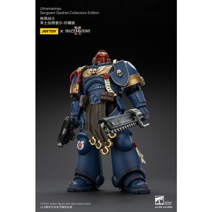 Warhammer 40,000: Space Marine 2 Action Figure Ultramarines Sergeant Gadriel Collectors Edition 13 cm