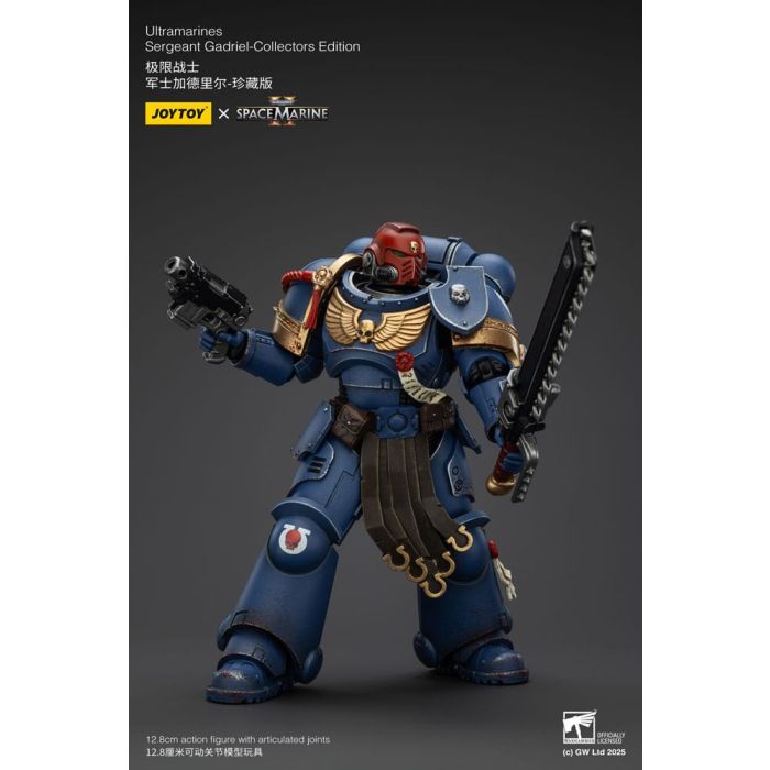 Warhammer 40,000: Space Marine 2 Action Figure Ultramarines Sergeant Gadriel Collectors Edition 13 cm