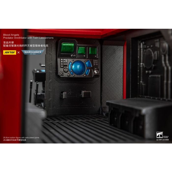 Warhammer 40k Action Figure 1/18 Blood Angels Predator Annihilator with Twin Lascannons 26 cm