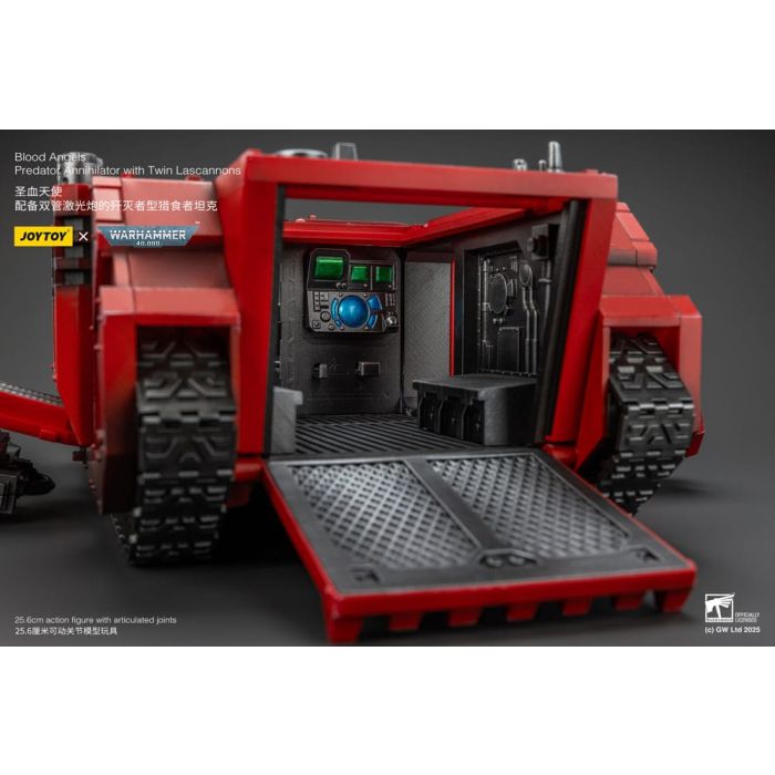 Warhammer 40k Action Figure 1/18 Blood Angels Predator Annihilator with Twin Lascannons 26 cm