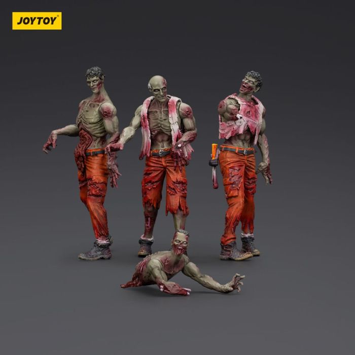 Zombie Dark Source Action Figures 4-Pack Mechanic Team 8 cm