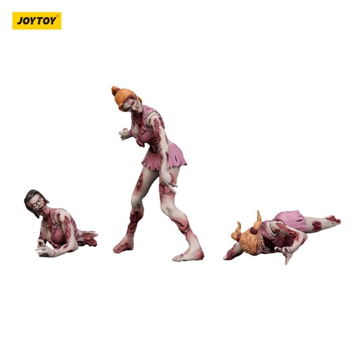 Zombie Dark Source Action Figures 3-Pack Cheer Leaders 8 cm