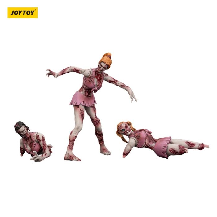 Zombie Dark Source Action Figures 3-Pack Cheer Leaders 8 cm