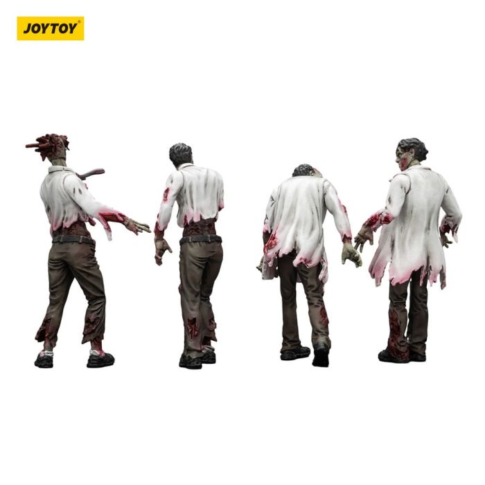 Zombie Dark Source Action Figures 4-Pack Scientists (Male) 8 cm
