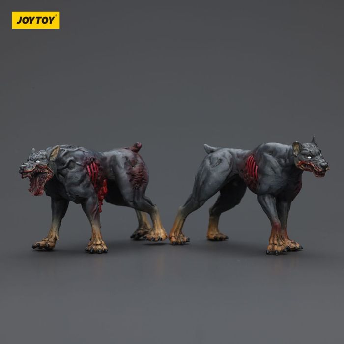 Zombie Dark Source Action Figures 2-Pack Police Dogs 8 cm