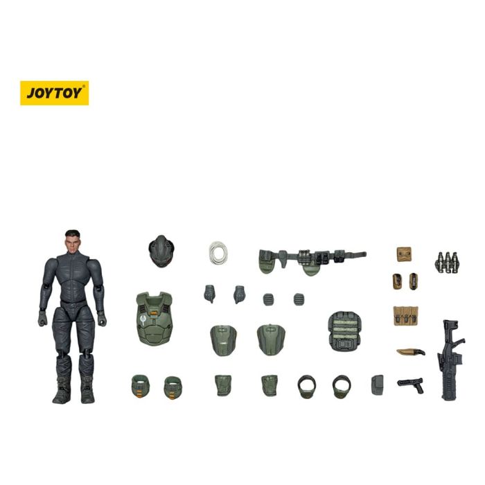 APOC Series Dark Source Action Figur Bedrock Standard Combat Mecha Pilot 8 cm