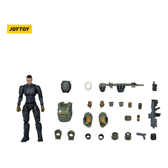APOC Series Dark Source Action Figur Storm Tempestus Fire Support Mecha Pilot 8 cm