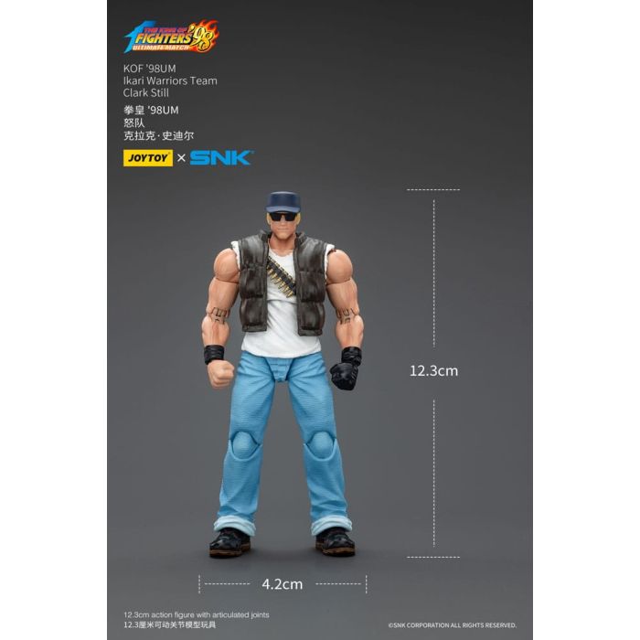 The King Of Fighters '98 Action Figure Hero Team Clark Still 12 cm 