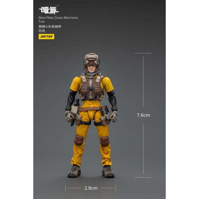 Steel Ride Corps Dark Source Action Figur Mechanic Tork 7 cm