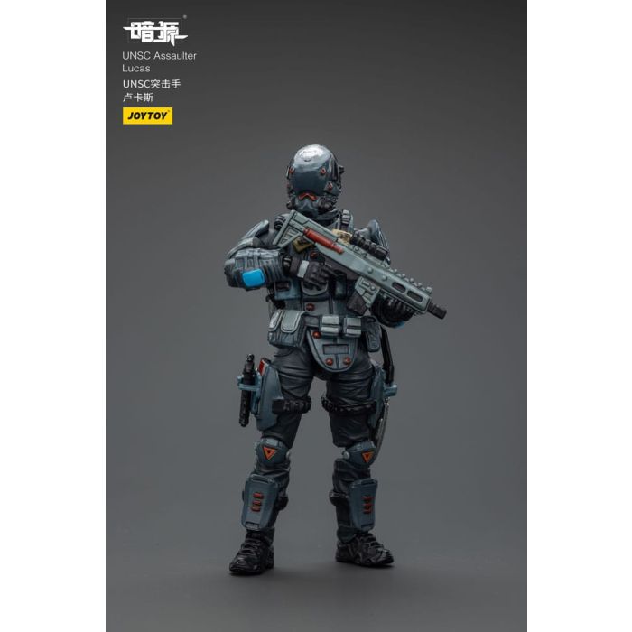 UNSC Dark Source Action Figur Assaulter Lucas 7 cm