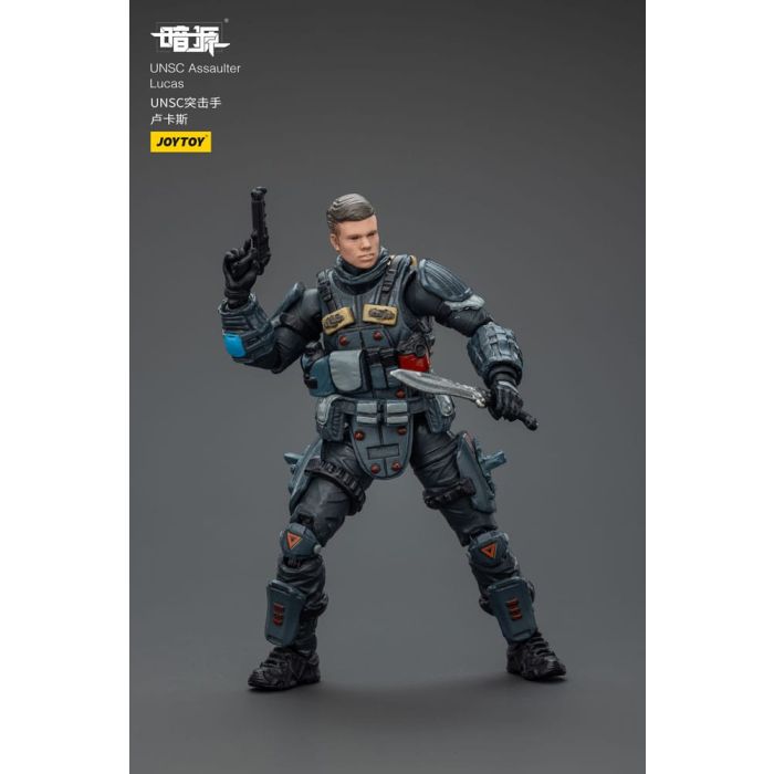 UNSC Dark Source Action Figur Assaulter Lucas 7 cm