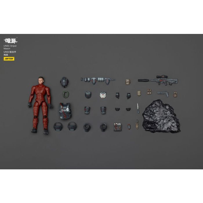 UNSC Dark Source Action Figur Sniper Mason 7 cm