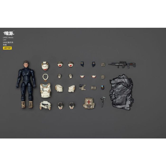 UNSC Dark Source Action Figur Medic Levi 7 cm