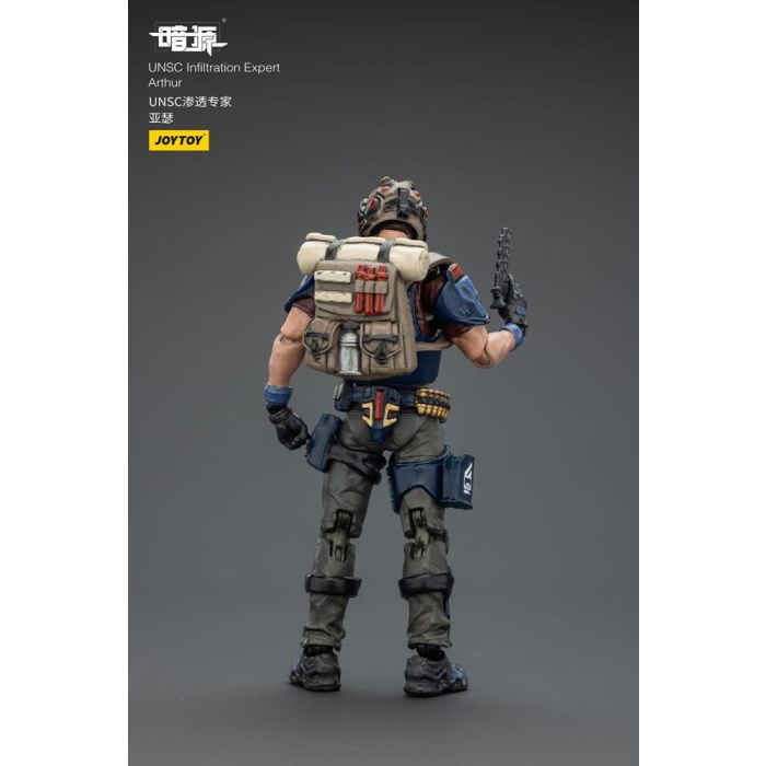 UNSC Dark Source Action Figur Infiltration Expert Arthur 7 cm