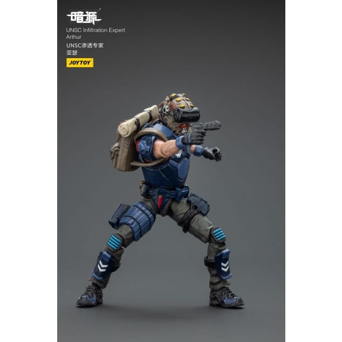 UNSC Dark Source Action Figur Infiltration Expert Arthur 7 cm