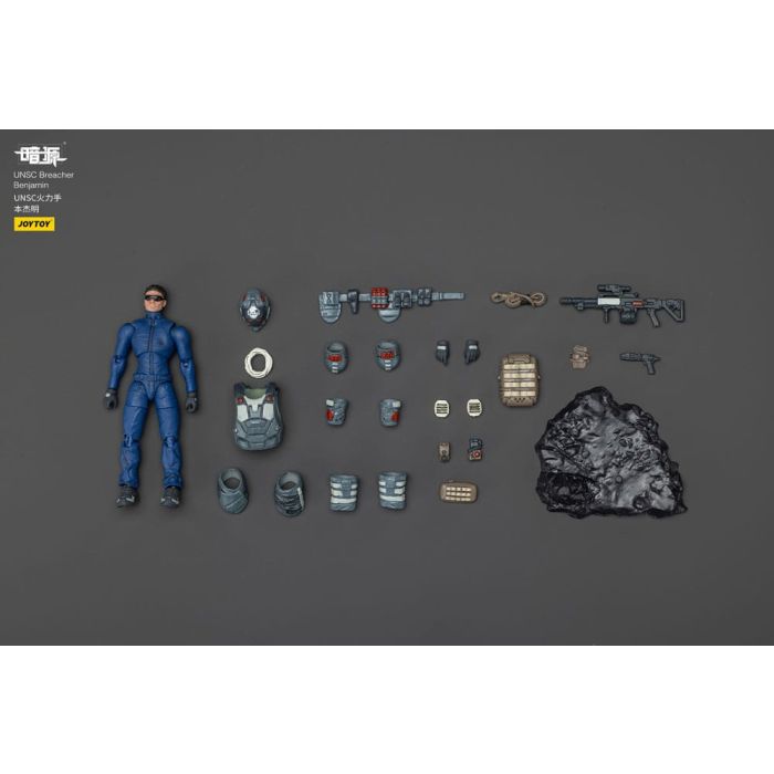 UNSC Dark Source Action Figur Breacher Benjamin 7 cm