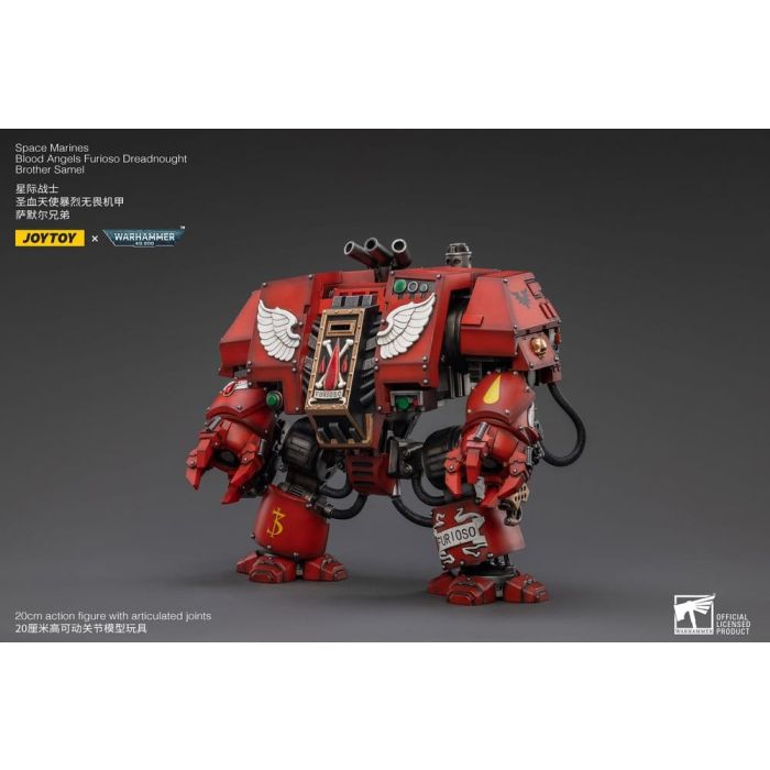 Warhammer 40,000 Action Figure Blood Angels Furioso Dreadnought Brother Samel 20 cm